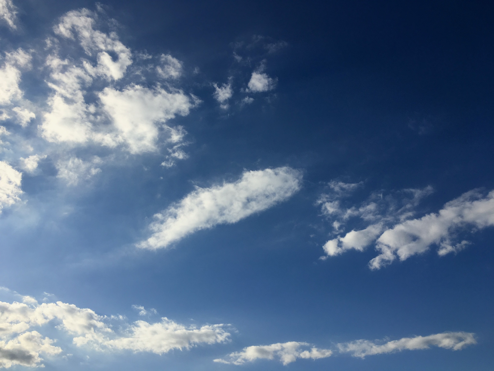 Cielo azul con nubes