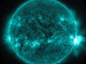 X-class Flare Erupts from Sun on April 24; Greenbelt, MD / Date Created:2017-12-07 NASA/Goddard/SDO
